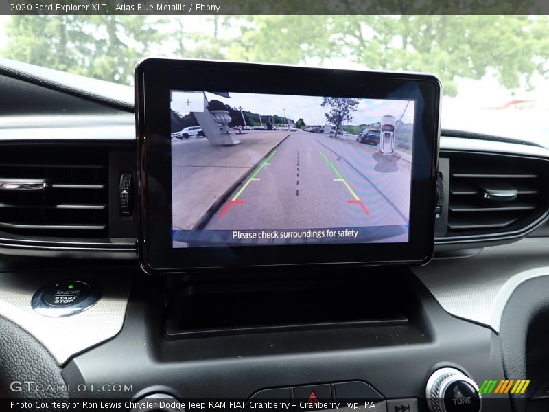 Atlas Blue Metallic / Ebony 2020 Ford Explorer XLT