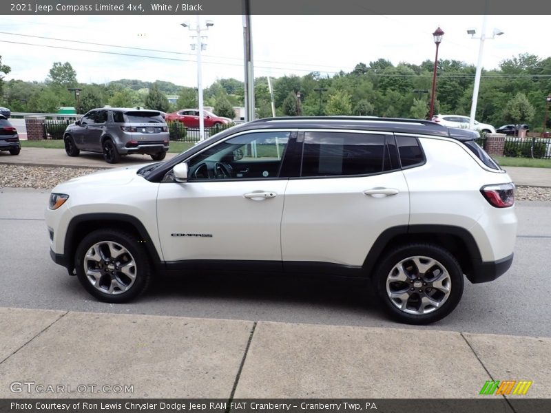 White / Black 2021 Jeep Compass Limited 4x4