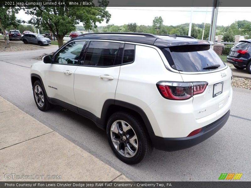 White / Black 2021 Jeep Compass Limited 4x4