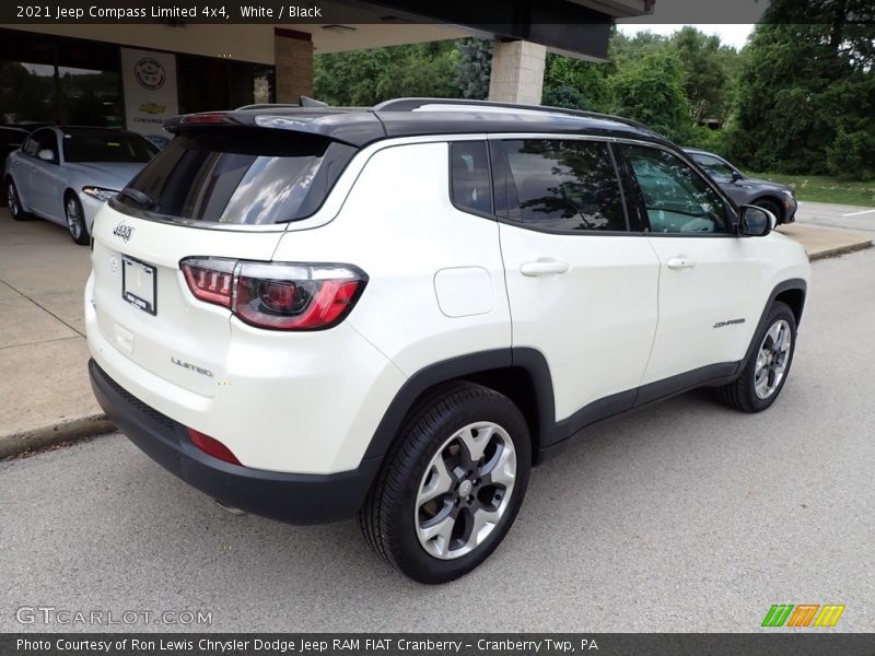 White / Black 2021 Jeep Compass Limited 4x4