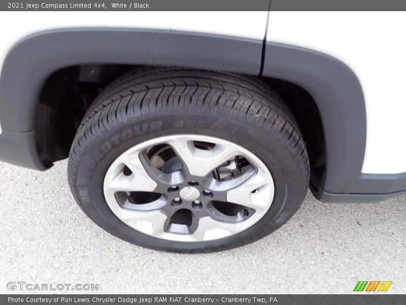 White / Black 2021 Jeep Compass Limited 4x4