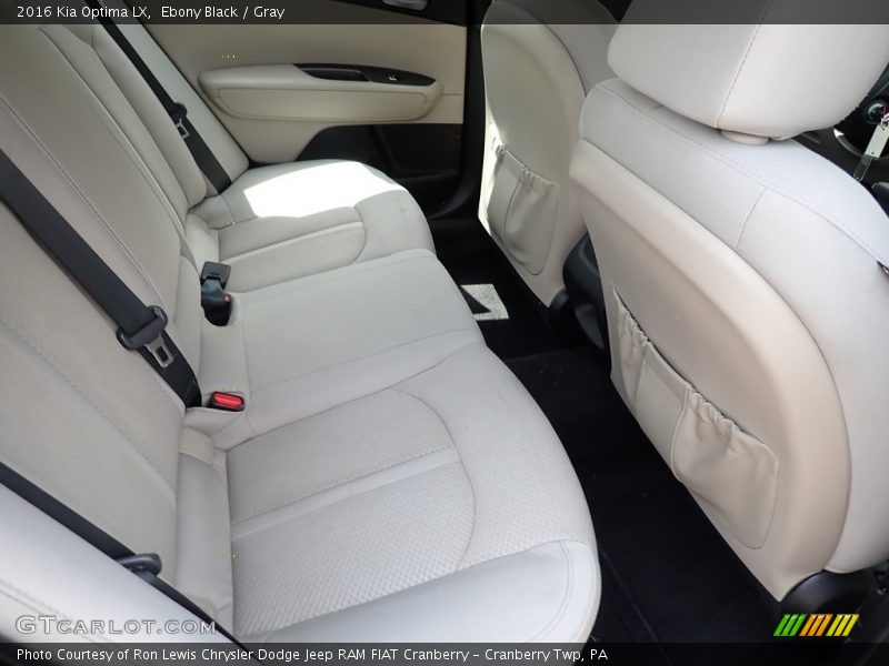 Rear Seat of 2016 Optima LX