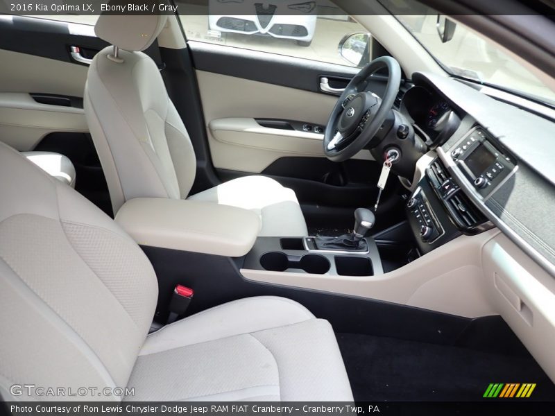 Front Seat of 2016 Optima LX