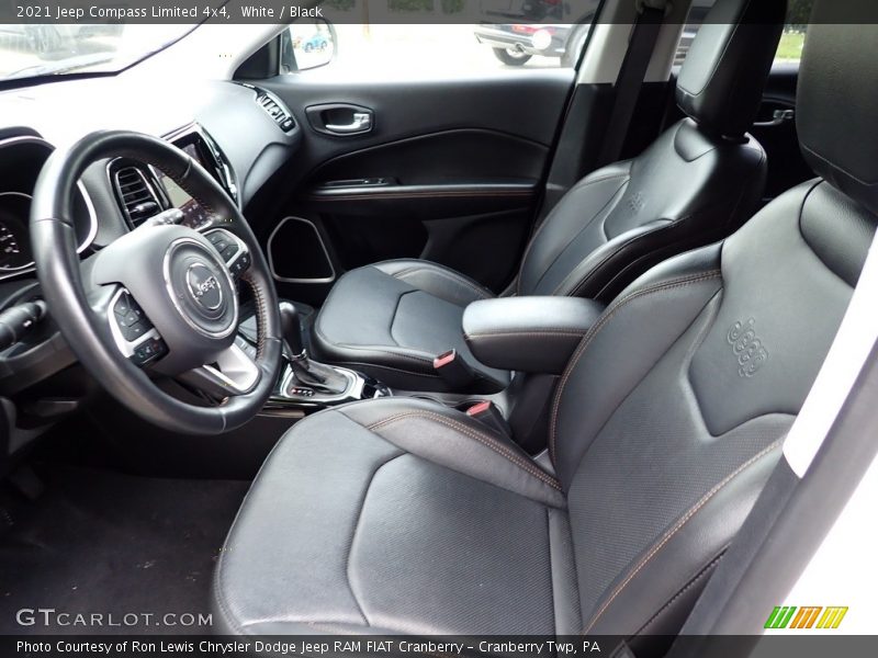 White / Black 2021 Jeep Compass Limited 4x4