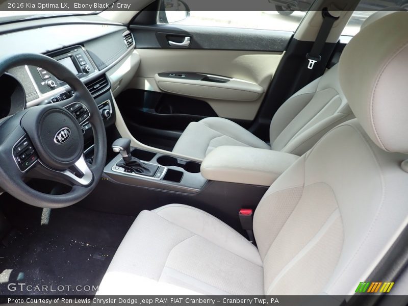Front Seat of 2016 Optima LX