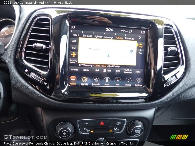White / Black 2021 Jeep Compass Limited 4x4
