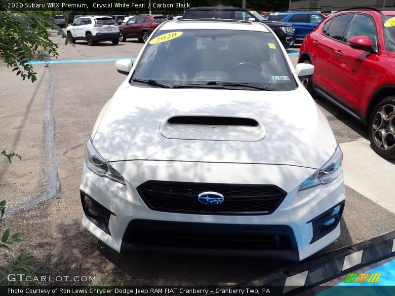 Crystal White Pearl / Carbon Black 2020 Subaru WRX Premium