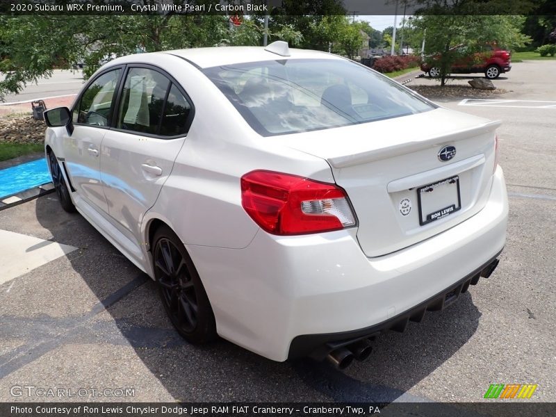 Crystal White Pearl / Carbon Black 2020 Subaru WRX Premium