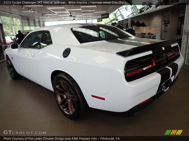 White Knuckle / Hammer Head Gray/Black 2023 Dodge Challenger SRT Hellcat JailBreak