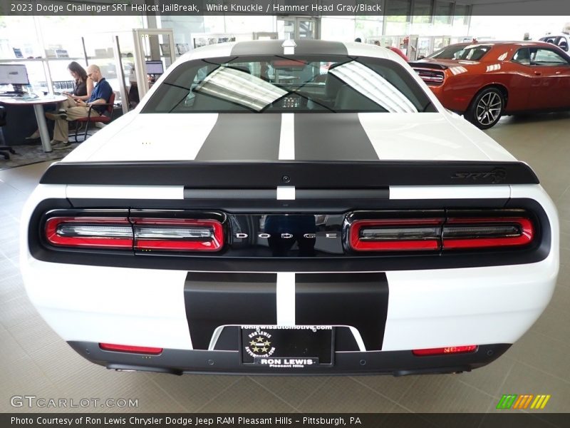 White Knuckle / Hammer Head Gray/Black 2023 Dodge Challenger SRT Hellcat JailBreak