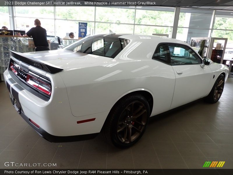 White Knuckle / Hammer Head Gray/Black 2023 Dodge Challenger SRT Hellcat JailBreak