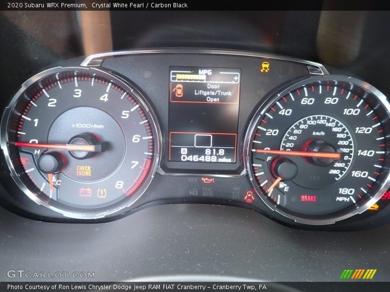  2020 WRX Premium Premium Gauges