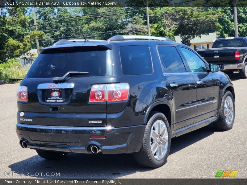 Carbon Black Metallic / Ebony 2011 GMC Acadia Denali AWD