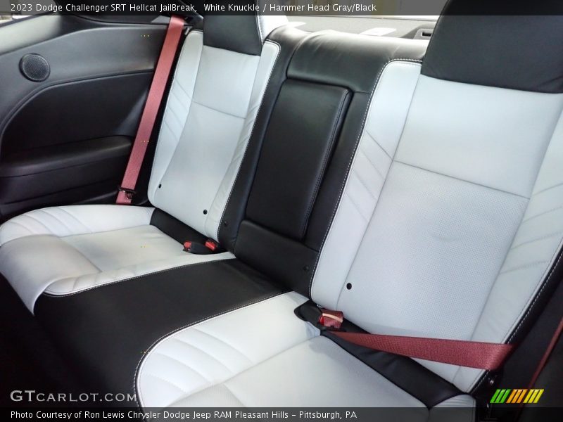 Rear Seat of 2023 Challenger SRT Hellcat JailBreak