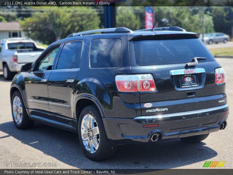 Carbon Black Metallic / Ebony 2011 GMC Acadia Denali AWD