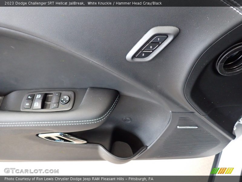 Door Panel of 2023 Challenger SRT Hellcat JailBreak