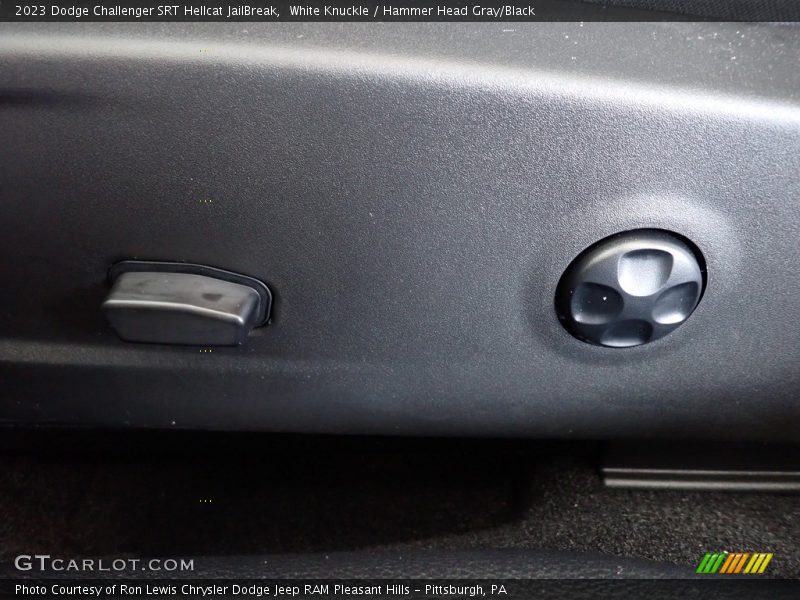 White Knuckle / Hammer Head Gray/Black 2023 Dodge Challenger SRT Hellcat JailBreak
