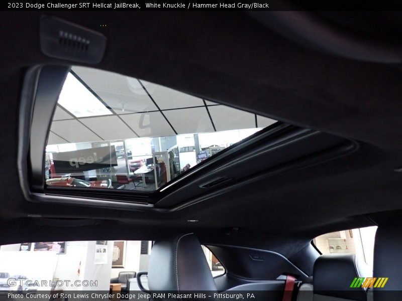 Sunroof of 2023 Challenger SRT Hellcat JailBreak