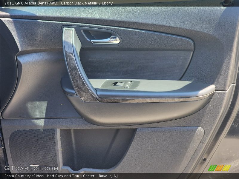 Carbon Black Metallic / Ebony 2011 GMC Acadia Denali AWD