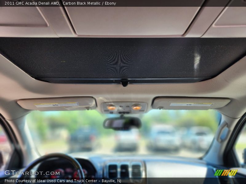 Carbon Black Metallic / Ebony 2011 GMC Acadia Denali AWD