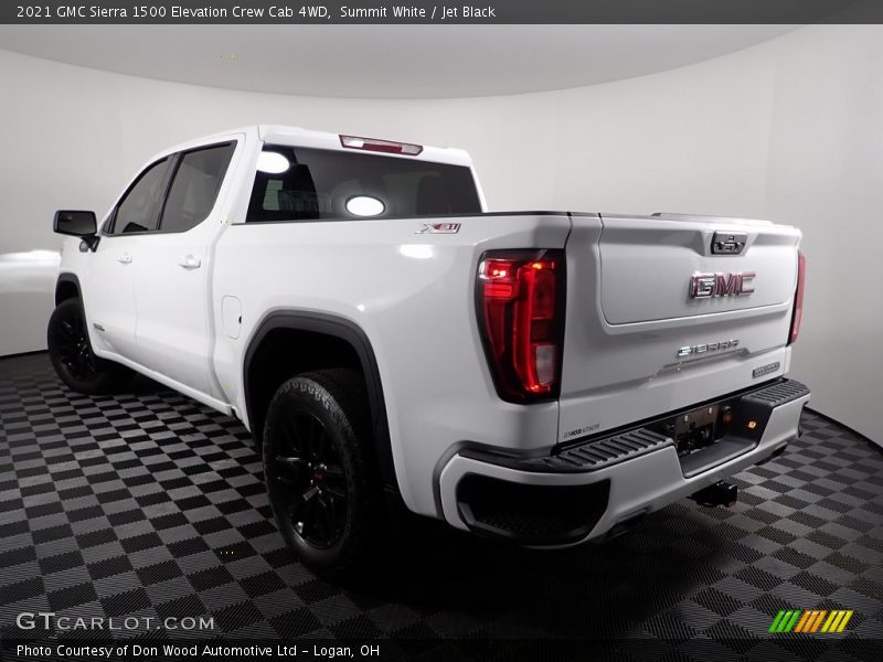 Summit White / Jet Black 2021 GMC Sierra 1500 Elevation Crew Cab 4WD