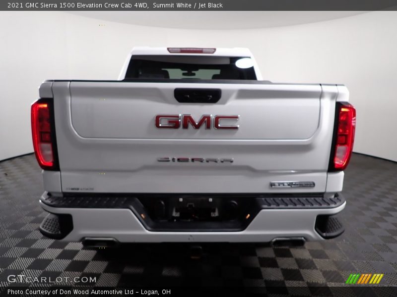 Summit White / Jet Black 2021 GMC Sierra 1500 Elevation Crew Cab 4WD