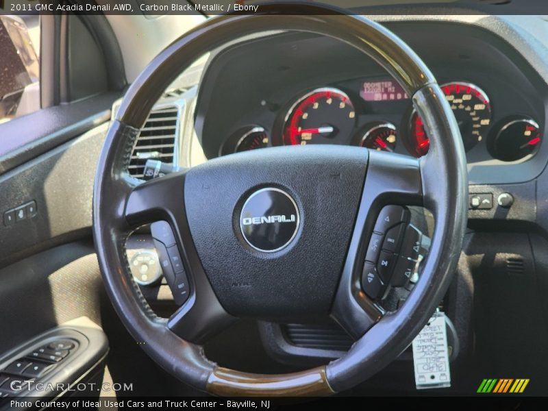 Carbon Black Metallic / Ebony 2011 GMC Acadia Denali AWD