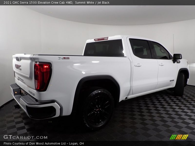 Summit White / Jet Black 2021 GMC Sierra 1500 Elevation Crew Cab 4WD