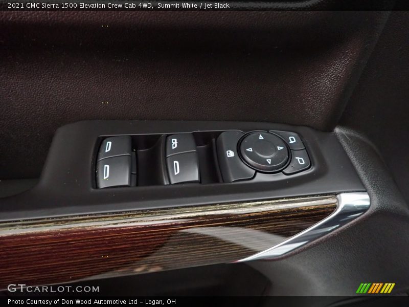 Controls of 2021 Sierra 1500 Elevation Crew Cab 4WD
