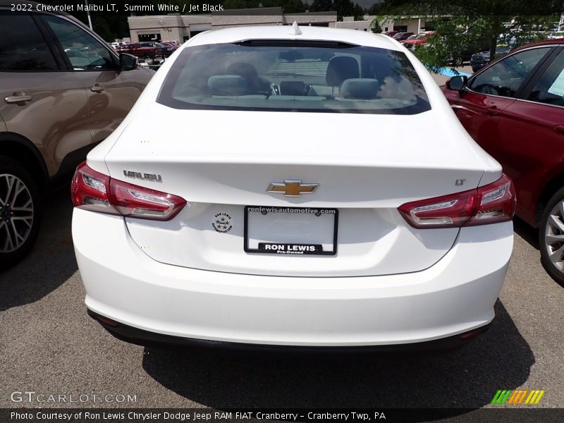 Summit White / Jet Black 2022 Chevrolet Malibu LT