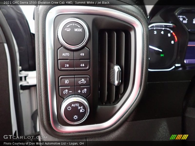 Controls of 2021 Sierra 1500 Elevation Crew Cab 4WD