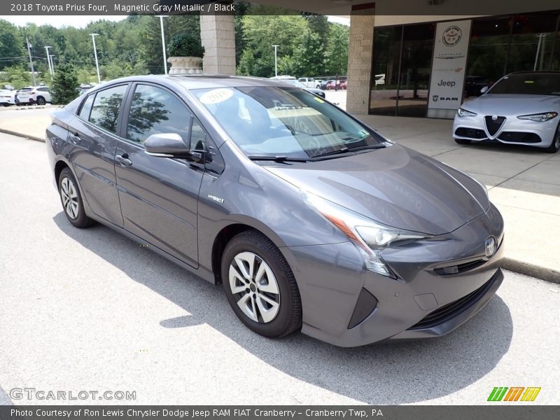 Magnetic Gray Metallic / Black 2018 Toyota Prius Four