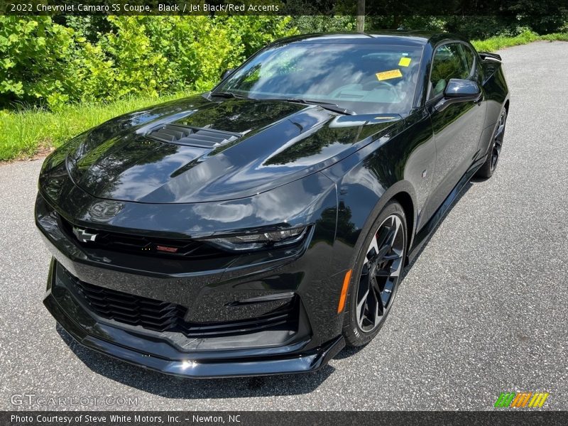 Black / Jet Black/Red Accents 2022 Chevrolet Camaro SS Coupe