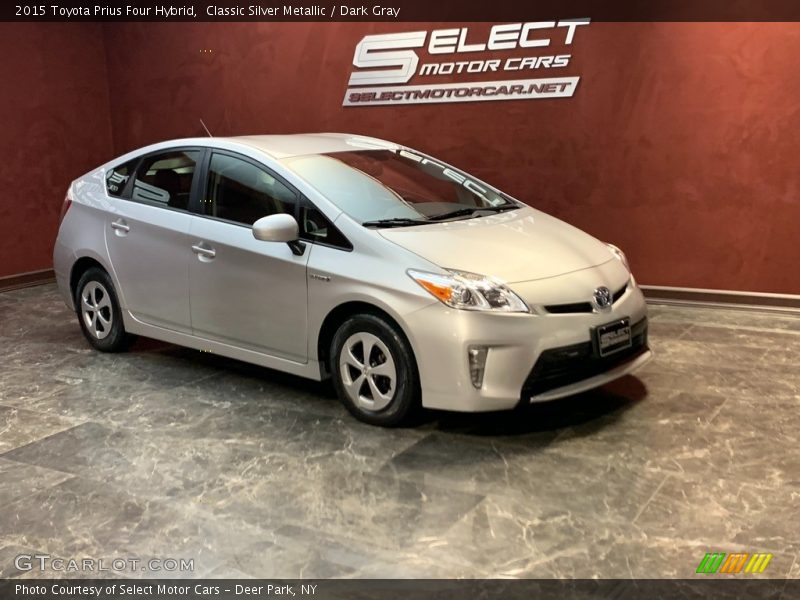 Classic Silver Metallic / Dark Gray 2015 Toyota Prius Four Hybrid