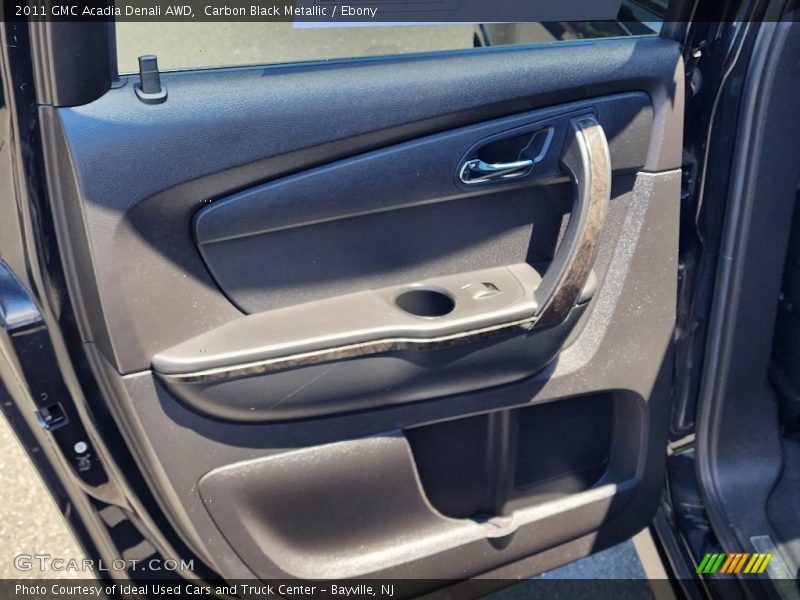 Carbon Black Metallic / Ebony 2011 GMC Acadia Denali AWD