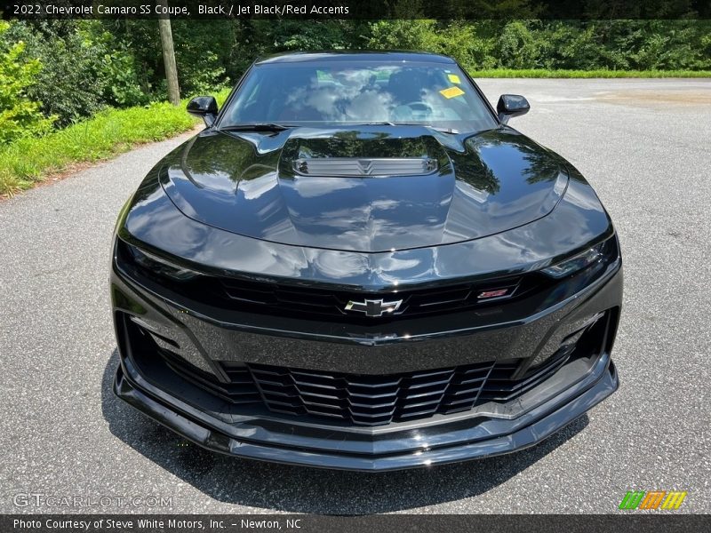 Black / Jet Black/Red Accents 2022 Chevrolet Camaro SS Coupe