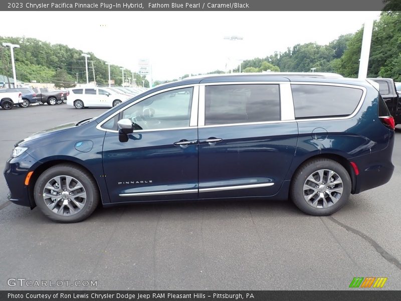  2023 Pacifica Pinnacle Plug-In Hybrid Fathom Blue Pearl