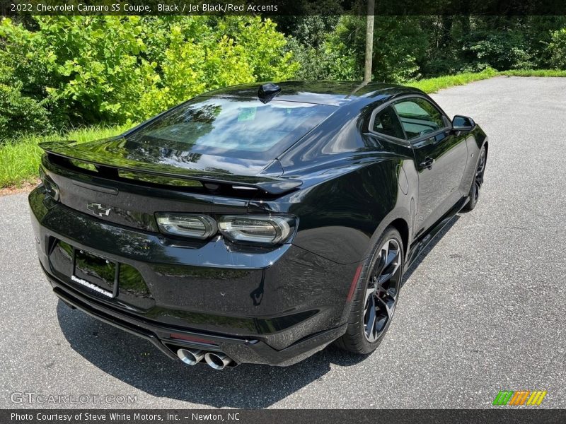 Black / Jet Black/Red Accents 2022 Chevrolet Camaro SS Coupe