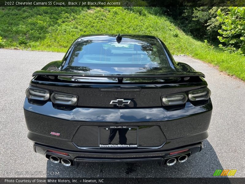 Exhaust of 2022 Camaro SS Coupe