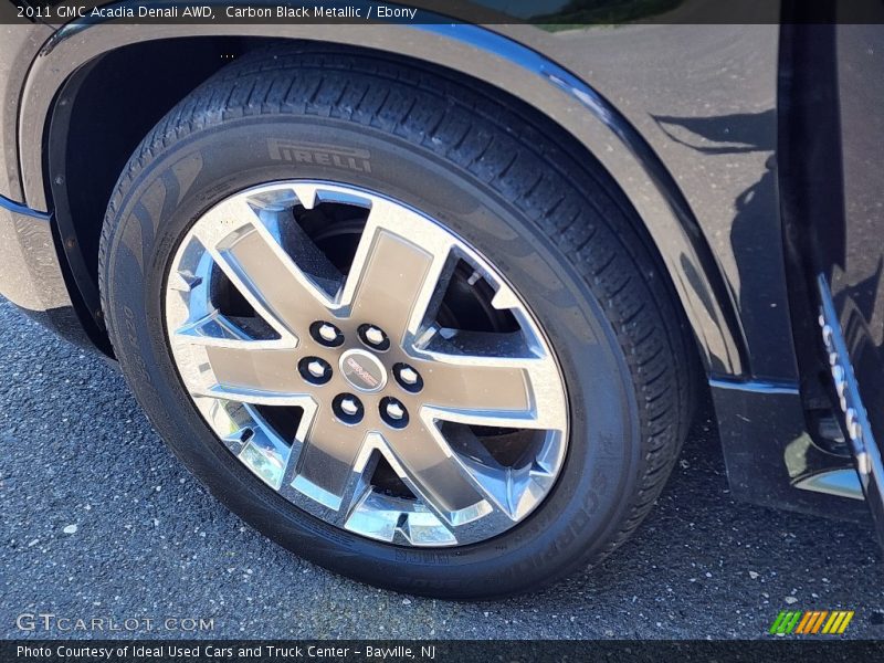 Carbon Black Metallic / Ebony 2011 GMC Acadia Denali AWD