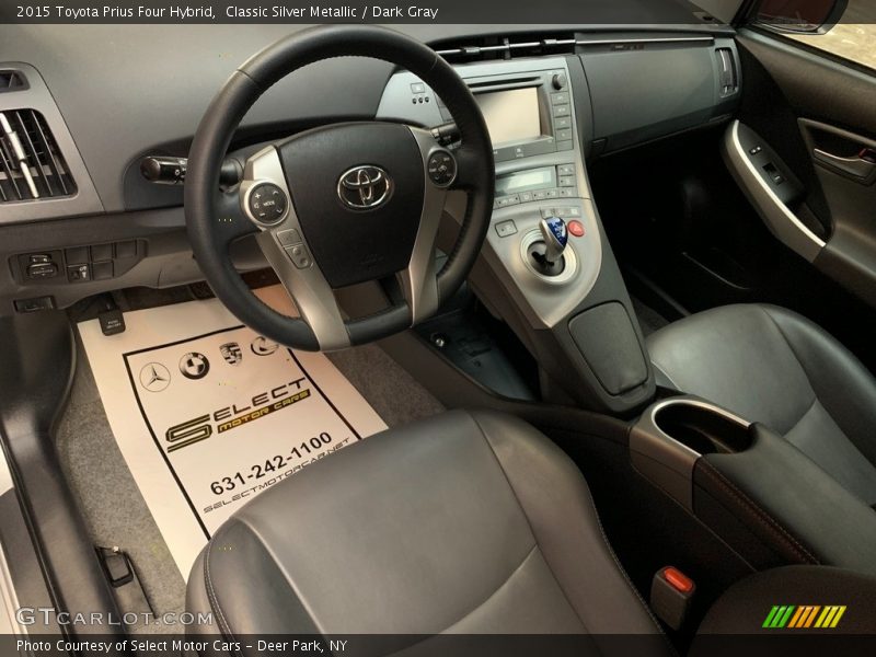 Classic Silver Metallic / Dark Gray 2015 Toyota Prius Four Hybrid