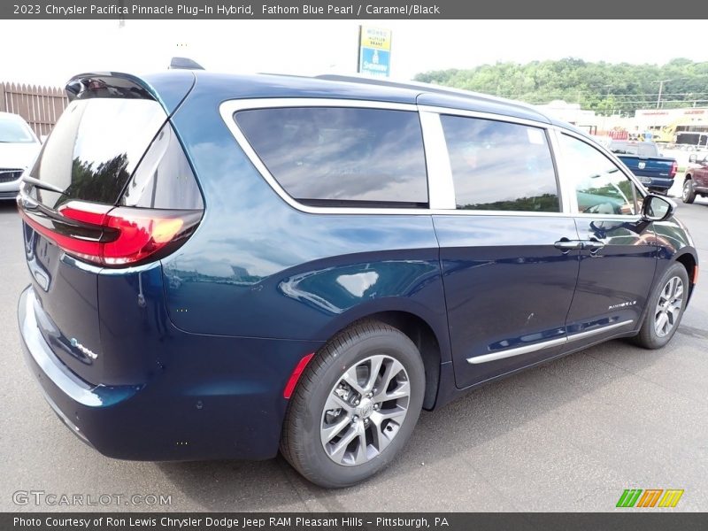Fathom Blue Pearl / Caramel/Black 2023 Chrysler Pacifica Pinnacle Plug-In Hybrid