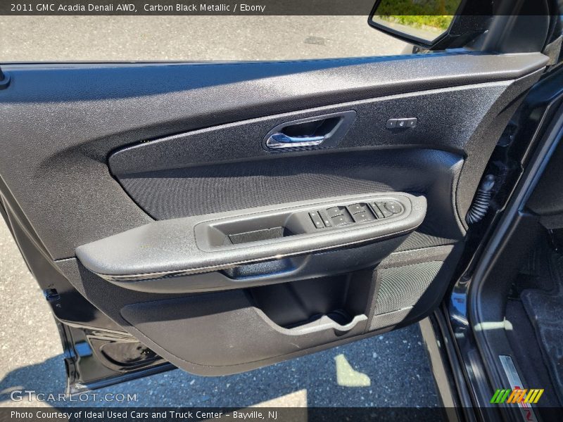 Carbon Black Metallic / Ebony 2011 GMC Acadia Denali AWD