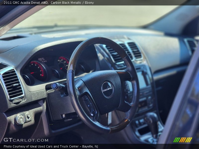 Carbon Black Metallic / Ebony 2011 GMC Acadia Denali AWD