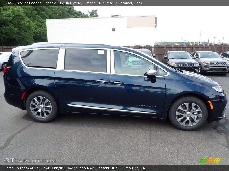 Fathom Blue Pearl / Caramel/Black 2023 Chrysler Pacifica Pinnacle Plug-In Hybrid