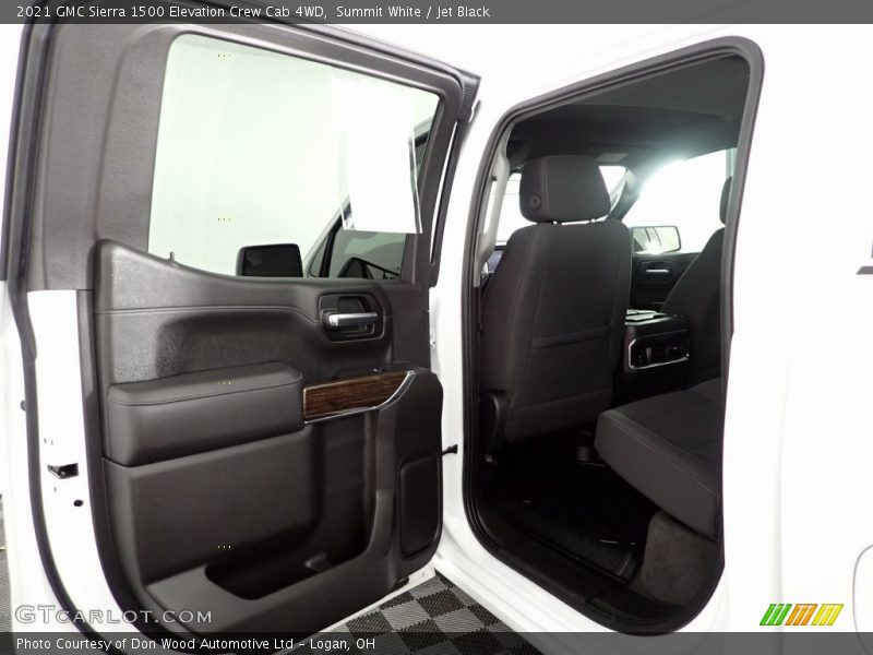 Summit White / Jet Black 2021 GMC Sierra 1500 Elevation Crew Cab 4WD
