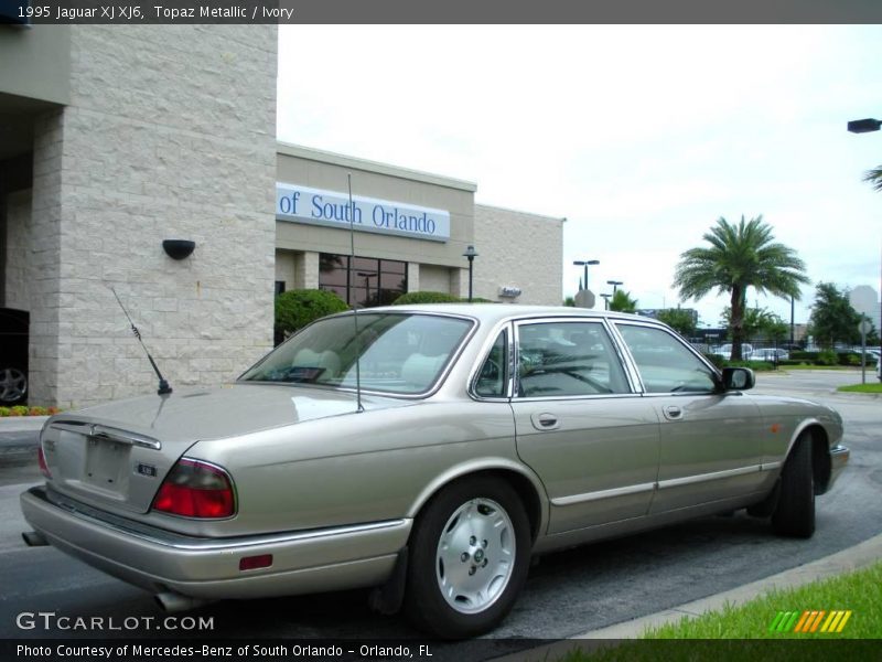 Topaz Metallic / Ivory 1995 Jaguar XJ XJ6