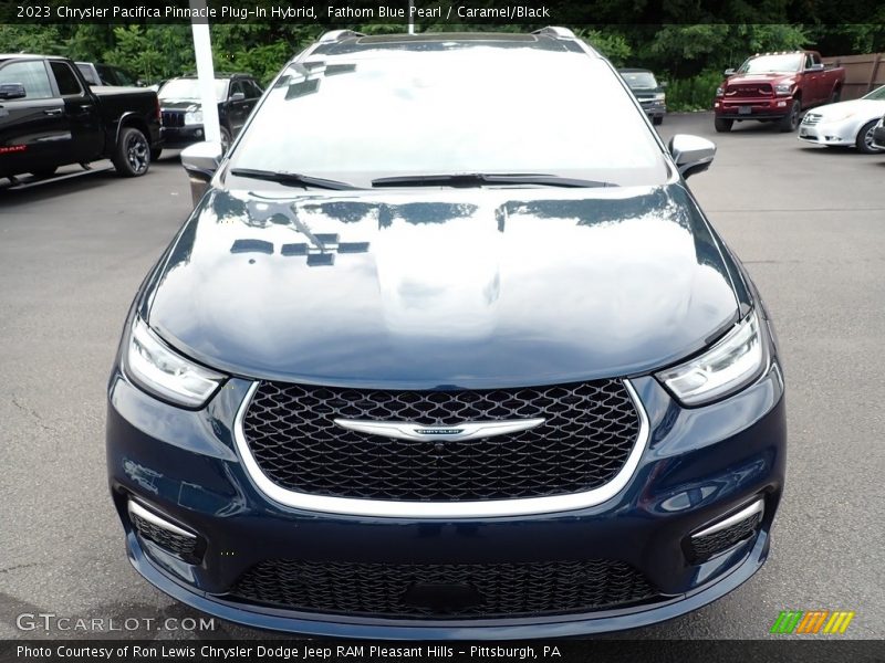 Fathom Blue Pearl / Caramel/Black 2023 Chrysler Pacifica Pinnacle Plug-In Hybrid