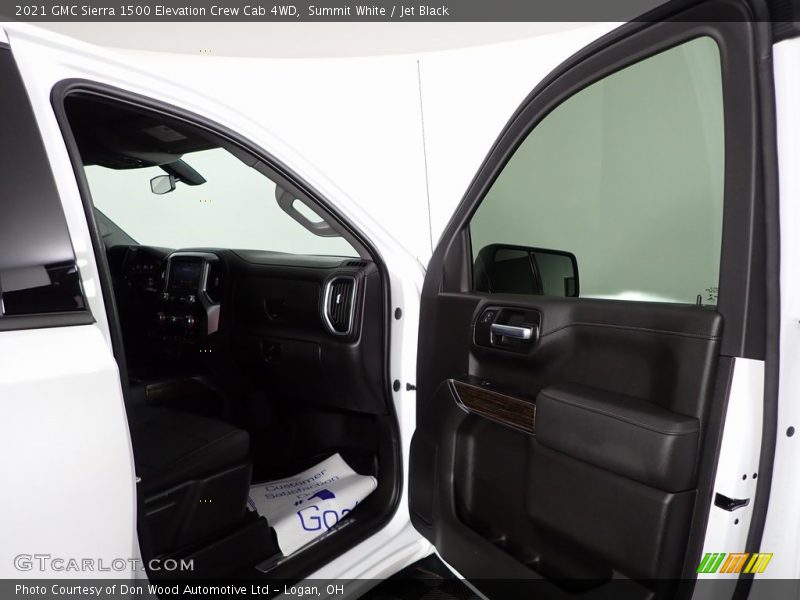 Summit White / Jet Black 2021 GMC Sierra 1500 Elevation Crew Cab 4WD