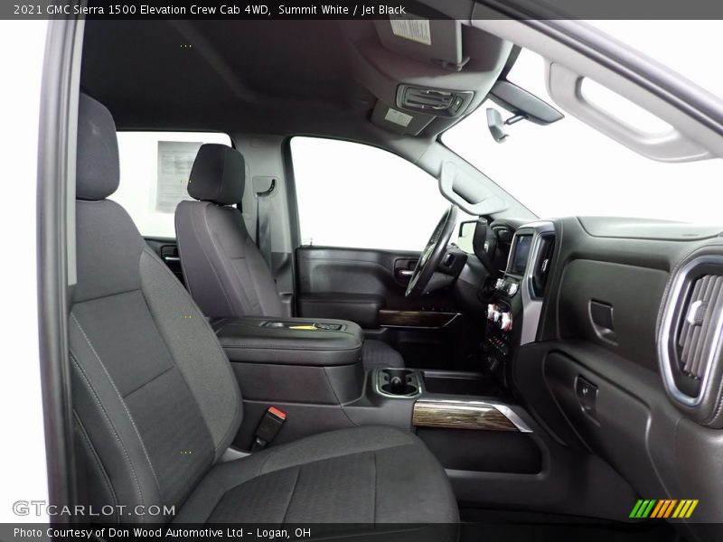 Summit White / Jet Black 2021 GMC Sierra 1500 Elevation Crew Cab 4WD